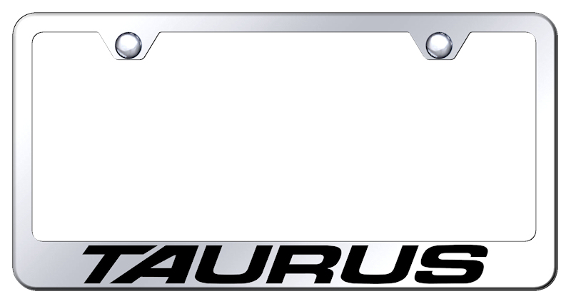 Taurus Stainless Steel Frame - Laser Etched Mirrored