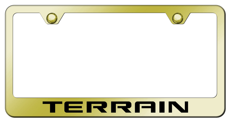 Terrain Stainless Steel Frame - Laser Etched Gold