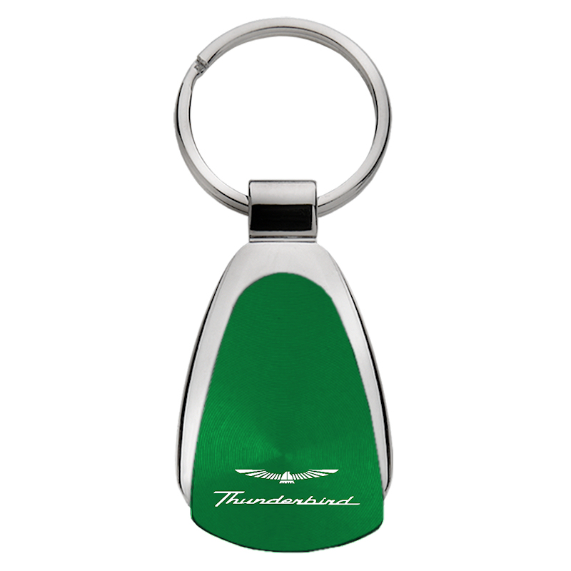 Thunderbird Teardrop Key Fob - Green