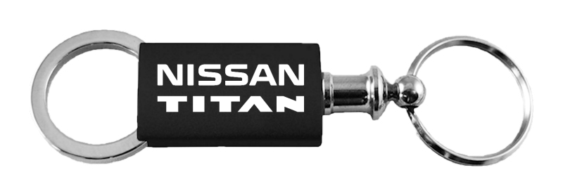 Titan Anodized Aluminum Valet Key Fob - Black