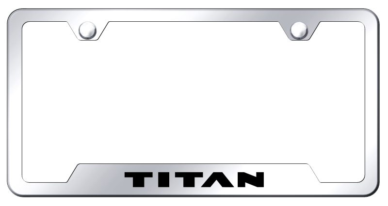 Titan Cut-Out Frame - Laser Etched Mirrored