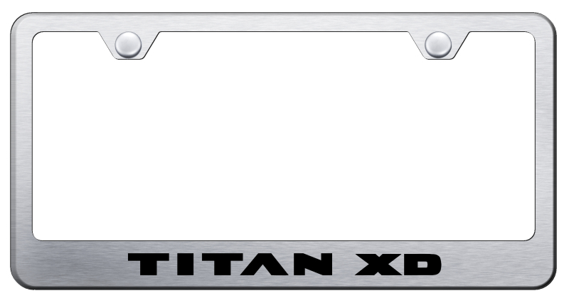 Titan XD Stainless Steel Frame - Laser Etched Brushed
