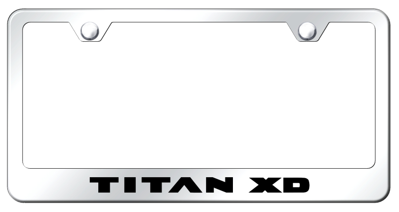 Titan XD Stainless Steel Frame - Laser Etched Mirrored