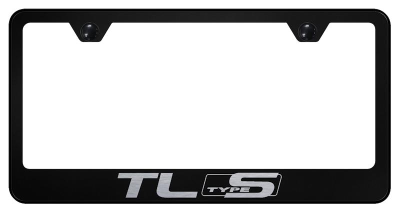 TL Type-S Stainless Steel Frame - Laser Etched Black