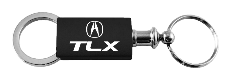 TLX Anodized Aluminum Valet Key Fob - Black
