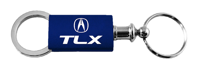 TLX Anodized Aluminum Valet Key Fob - Navy