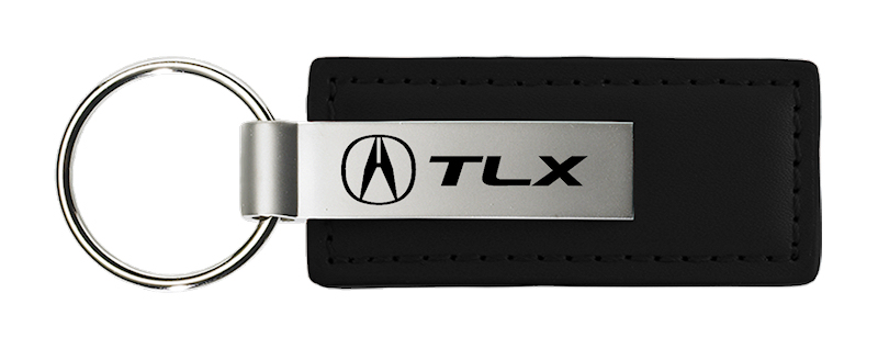 TLX Leather Key Fob - Black