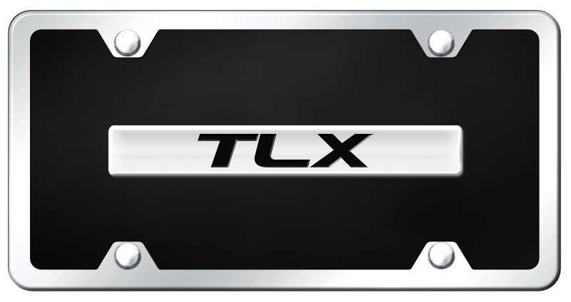TLX Name Acrylic Kit - Chrome on Black