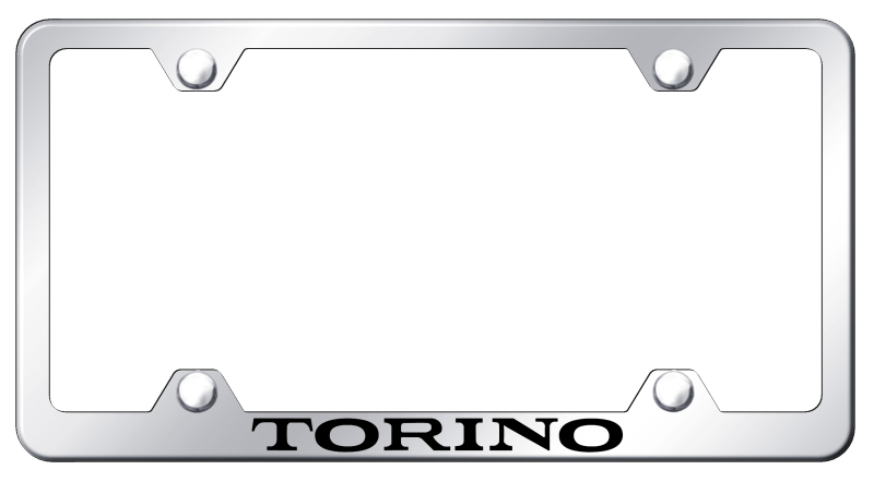 Torino Steel Wide Body Frame - Laser Etched Mirrored