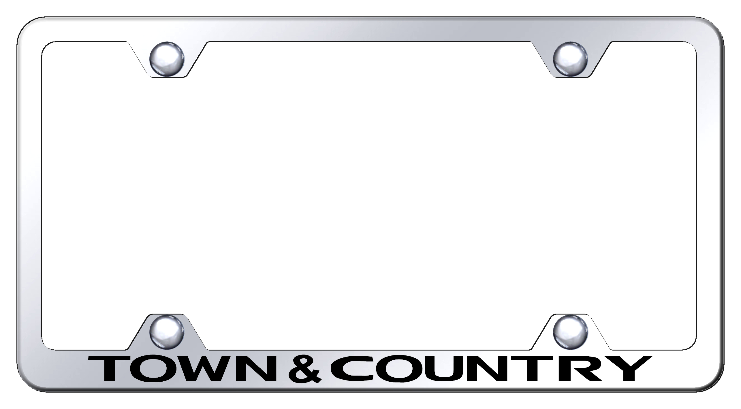 Town & Country Steel Wide Body Frame - Laser Etched Mirrored