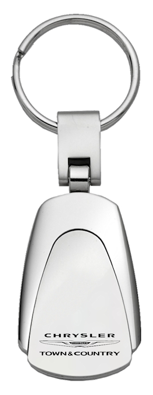 Town & Country Teardrop Key Fob - Silver