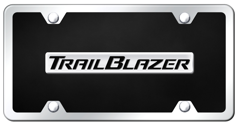 Trailblazer Name Acrylic Kit - Chrome on Black