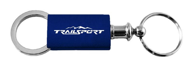 TrailSport Anodized Aluminum Valet Key Fob - Navy