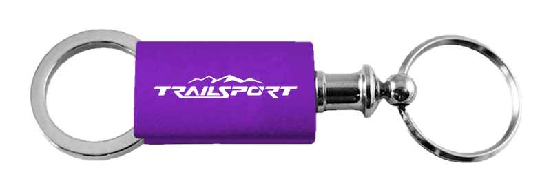 TrailSport Anodized Aluminum Valet Key Fob - Purple