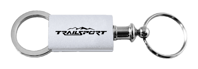 TrailSport Anodized Aluminum Valet Key Fob - Silver