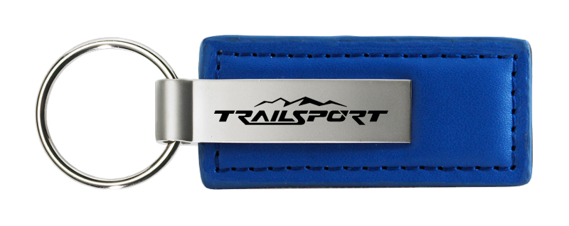 TrailSport Leather Key Fob - Blue