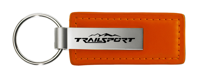 TrailSport Leather Key Fob - Orange