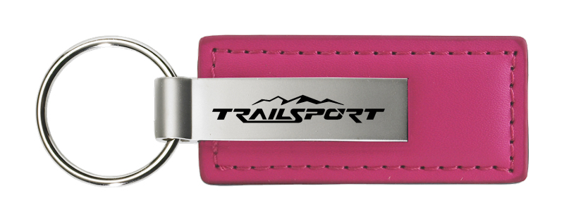 TrailSport Leather Key Fob - Pink