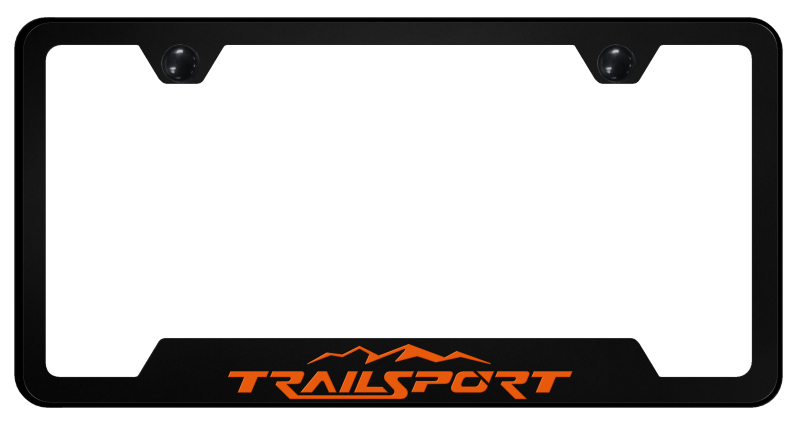 TrailSport Orange PC Notched Frame - UV Print on Black