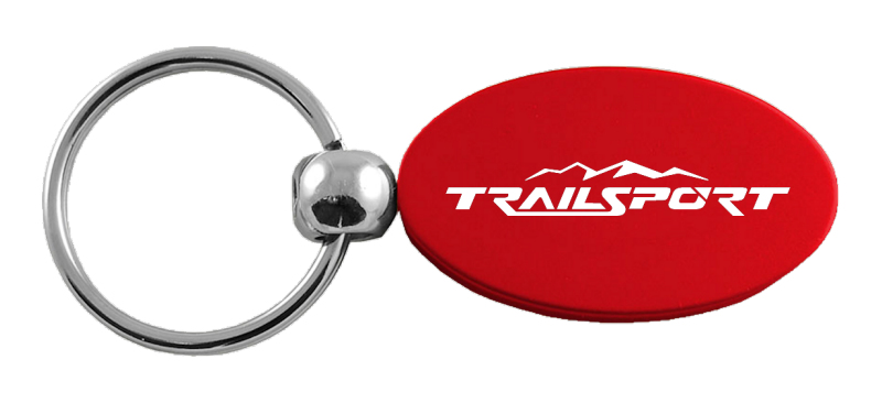TrailSport Oval Key Fob - Red