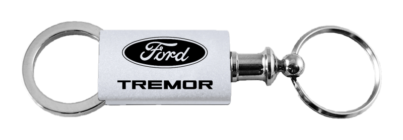 Tremor Anodized Aluminum Valet Key Fob - Silver