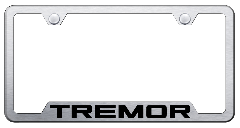 Tremor Cut-Out Frame - Laser Etched Brushed