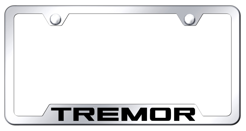 Tremor Cut-Out Frame - Laser Etched Mirrored