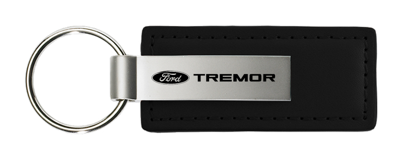 Tremor Leather Key Fob - Black
