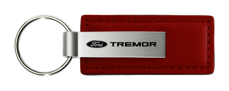 Tremor Leather Key Fob - Burgundy
