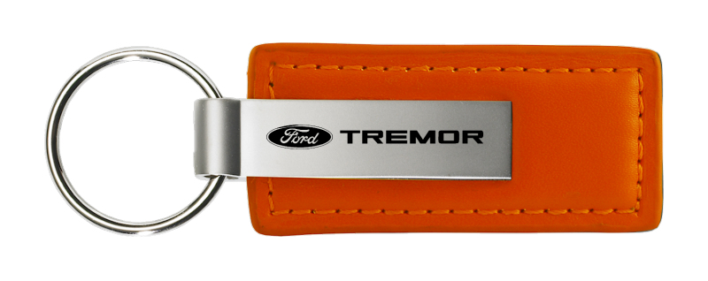 Tremor Leather Key Fob - Orange