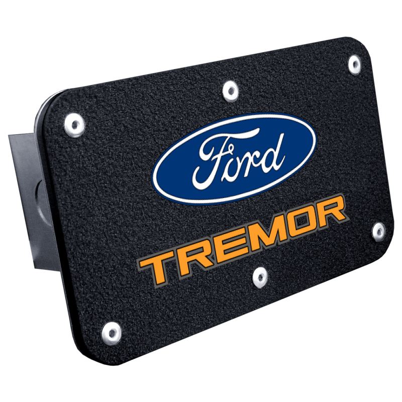 Tremor Orange Class III Hitch Plug - UV Print on Black