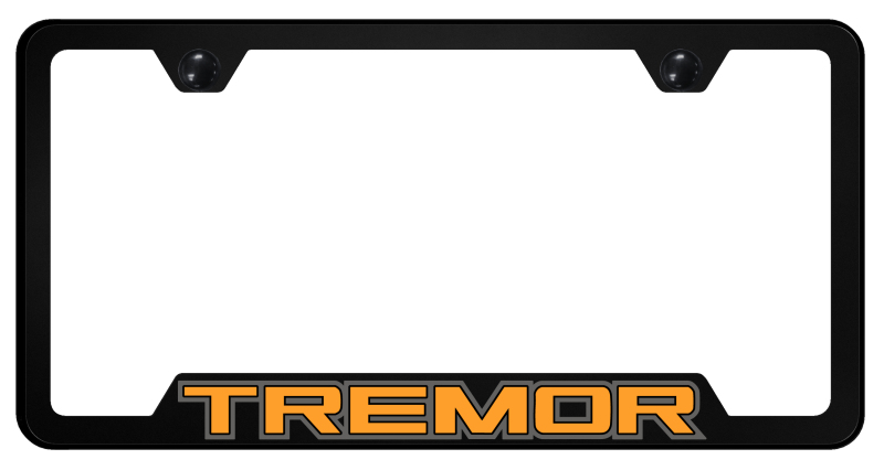 Tremor Orange PC Notched Frame - UV Print on Black