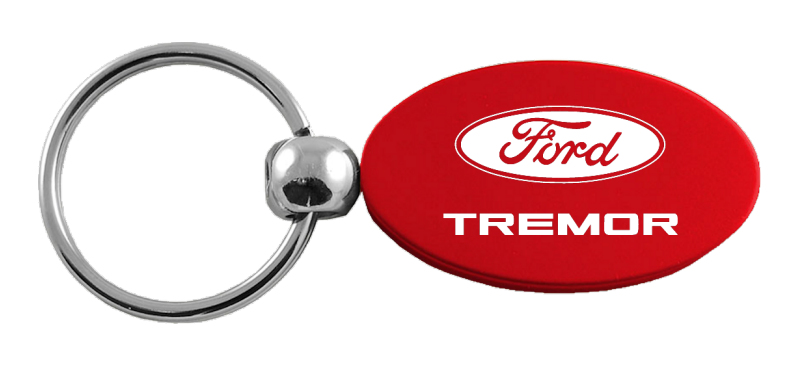 Tremor Oval Key Fob - Red