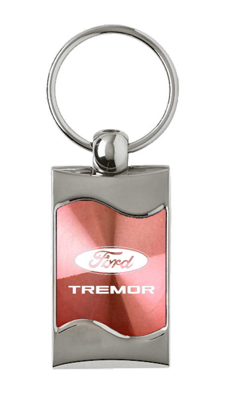 Tremor Rectangular Wave Key Fob - Pink