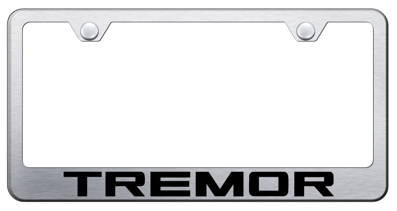 Tremor Stainless Steel Frame - Laser Etched Brushed