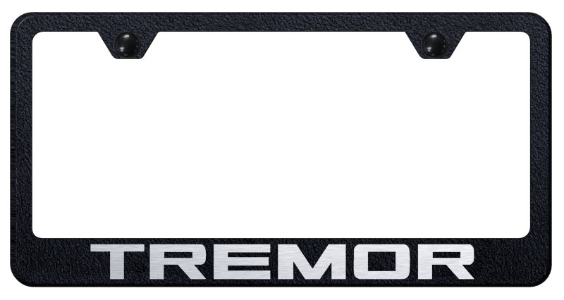 Tremor Stainless Steel Frame - Laser Etched Rugged Black