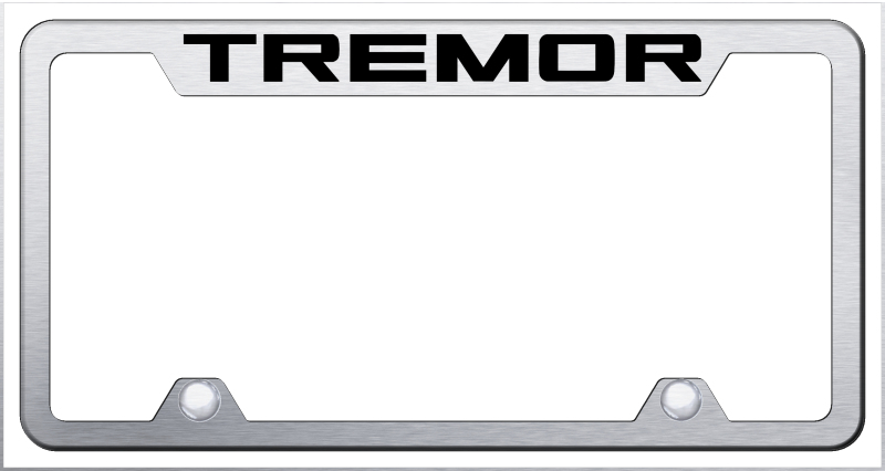 Tremor Steel Truck Cut-Out Frame - Laser Etched Brushed