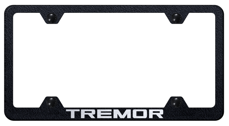 Tremor Steel Wide Body Frame - Laser Etched Rugged Black