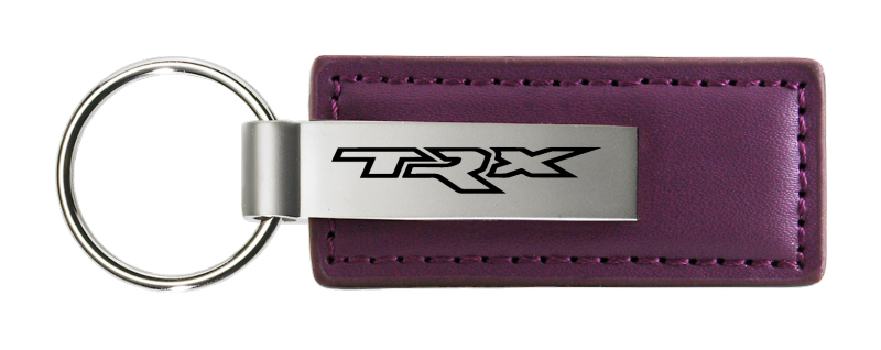 TRX Leather Key Fob - Purple