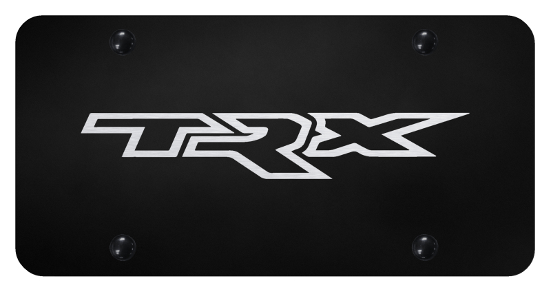 TRX License Plate - Laser Etched Black