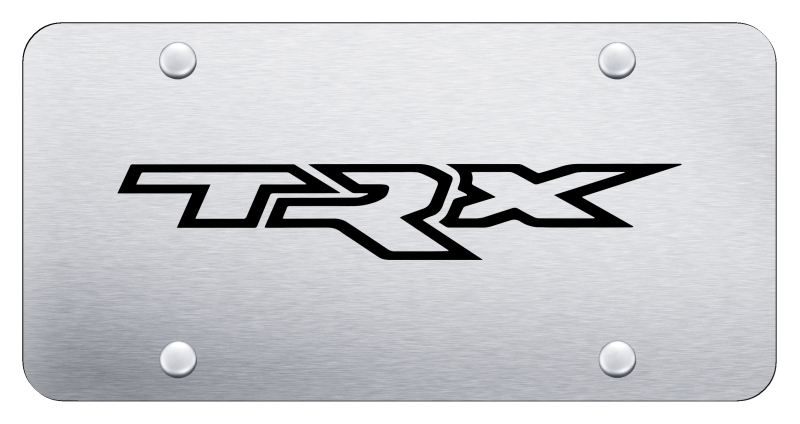 TRX License Plate - Laser Etched Brushed