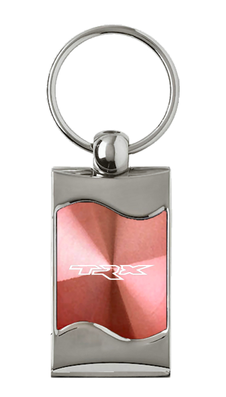 TRX Rectangular Wave Key Fob - Pink