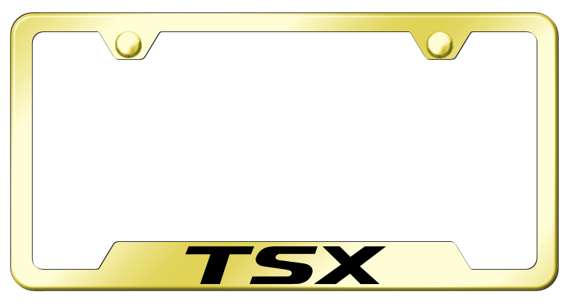 TSX Cut-Out Frame - Laser Etched Gold
