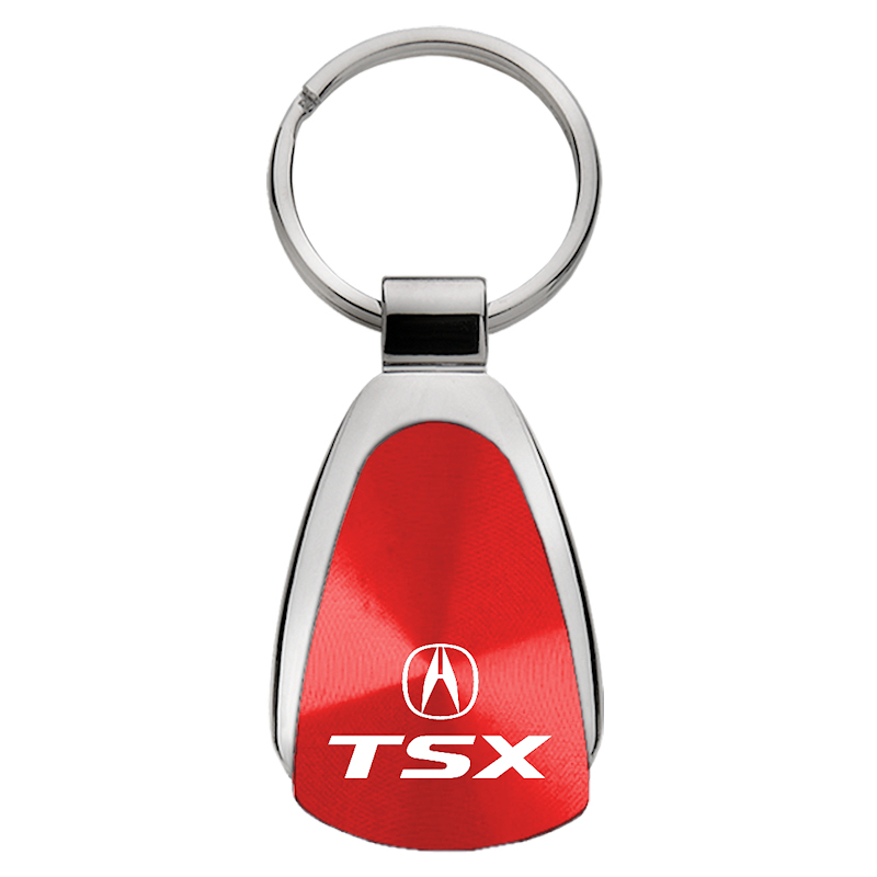 TSX Teardrop Key Fob - Red