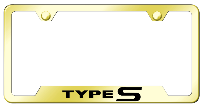 Type-S Cut-Out Frame - Laser Etched Gold