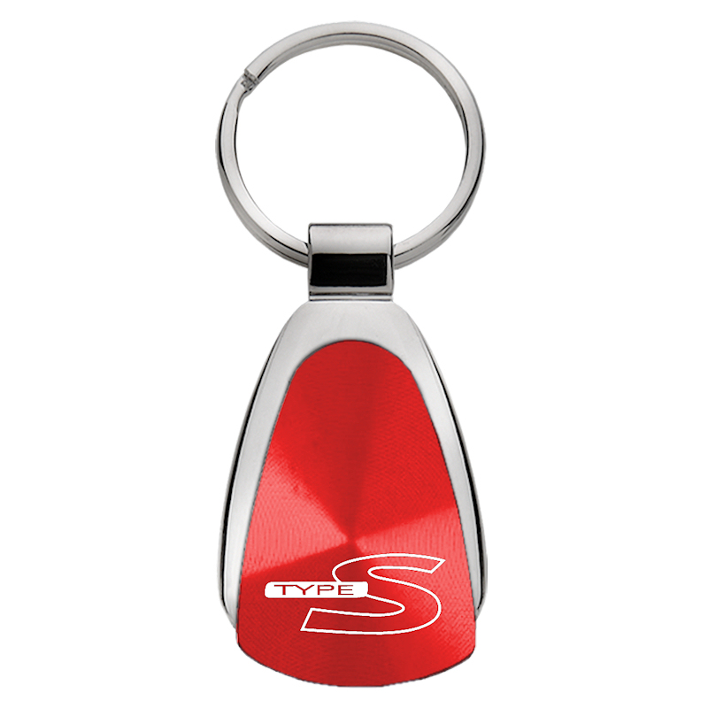 Type-S Teardrop Key Fob - Red