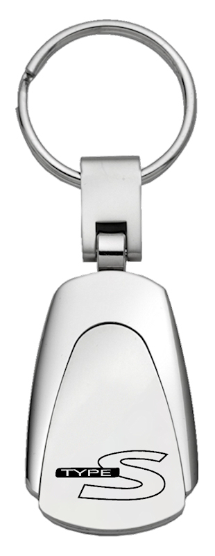 Type-S Teardrop Key Fob - Silver