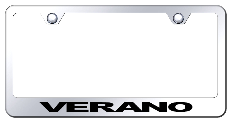Verano Stainless Steel Frame - Laser Etched Mirrored