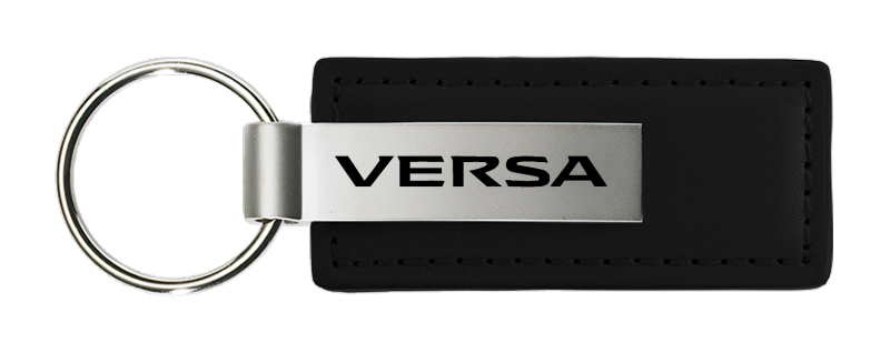 Versa Leather Key Fob - Black