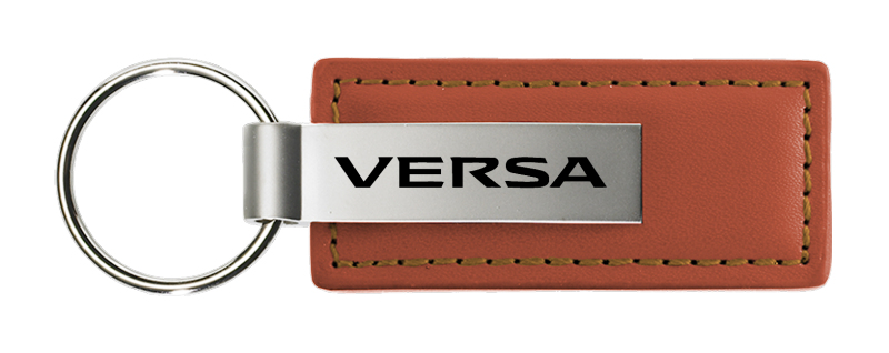 Versa Leather Key Fob - Brown